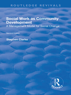 cover image of Social Work as Community Development
